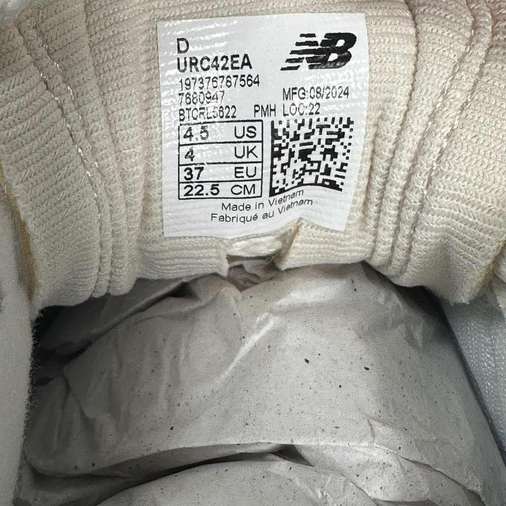 New Balance RC42 Lifestyle Shoes Womens Size 6 D Mens 4 1/2 D Beige White - Picture 6 of 7